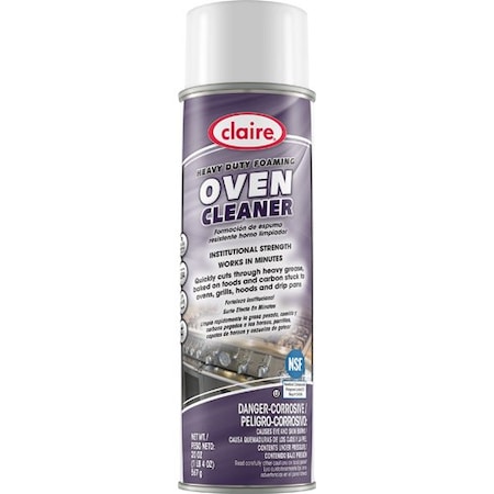 Claire Heavy Duty Foaming Oven Cleaner, 20oz CL824-1